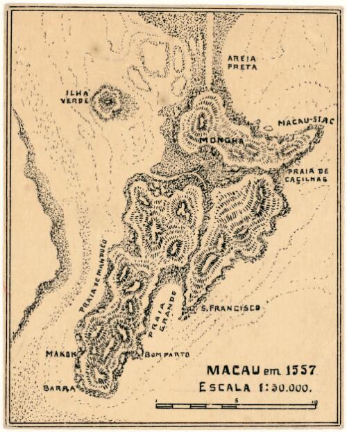 Macau em 1557 [cartographic material]