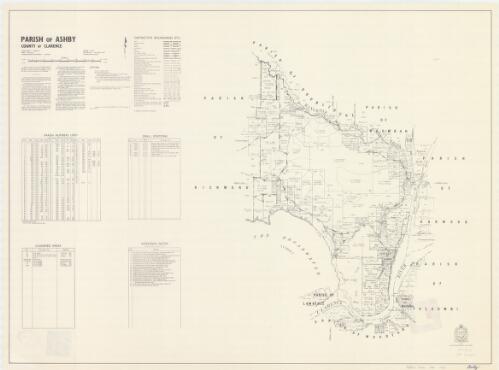 Parish of Ashby, County of Clarence [cartographic material] : Land District - Grafton, Shire - Maclean, Pastures Protection District - Grafton / printed & published by Dept. of Lands Sydney