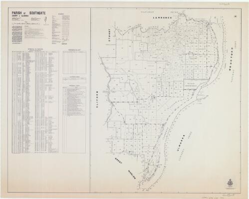 Parish of Southgate, County of Clarence [cartographic material] / printed & published by Dept. of Local Govt. & Lands Sydney ; cartographer Bronwyn Caddy