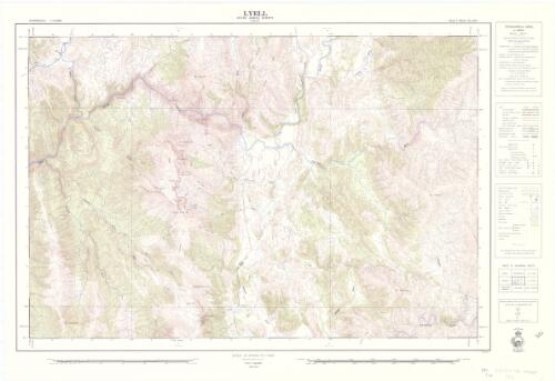Australia 1:31 680 state aerial survey Tasmania : topographical series. Zone 7 sheet no 58C, Lyell [cartographic material] / by the Mapping Branch Lands and Surveys Department Hobart