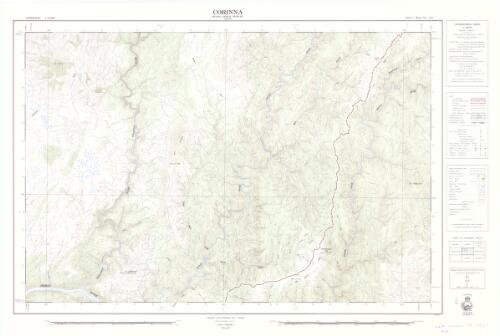 Australia 1:31 680 state aerial survey Tasmania : topographical series. Zone 7 sheet no 43A, Corinna [cartographic material] / by the Mapping Branch Lands and Surveys Department Hobart