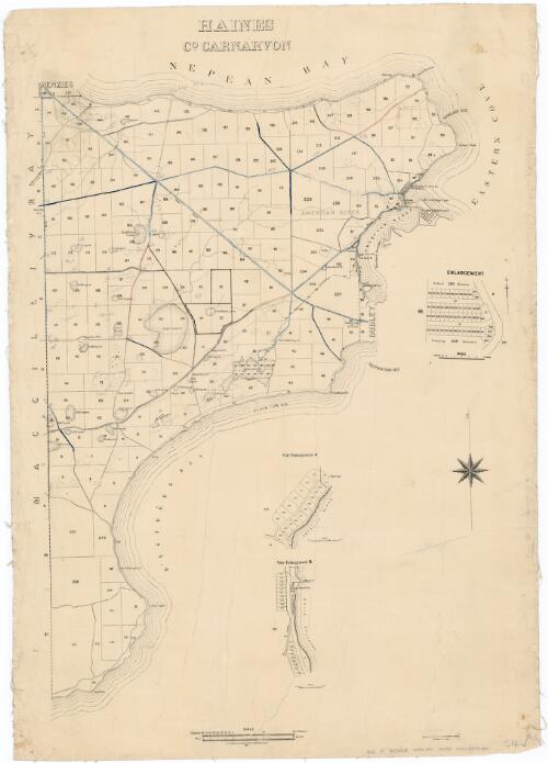 Haines, Co. Carnarvon [cartographic material] / compiled in the Office of the Surveyor General, Department of Lands