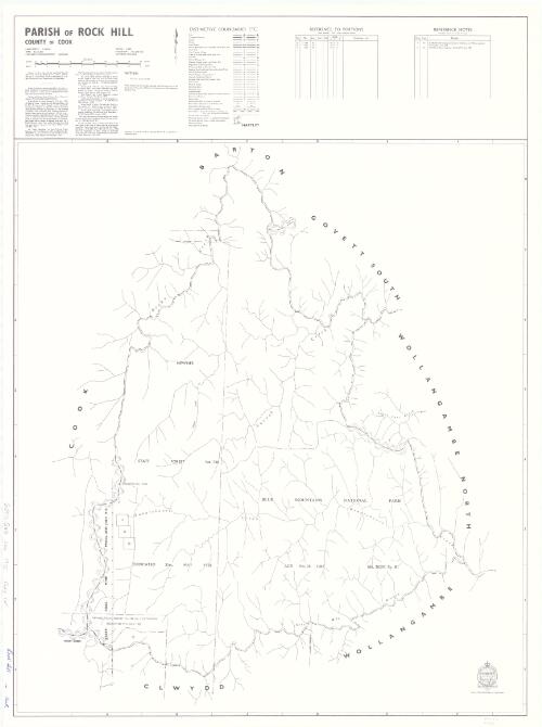 Parish of Rock Hill, County of Cook [cartographic material] / printed & published by Dept. of Lands, Sydney