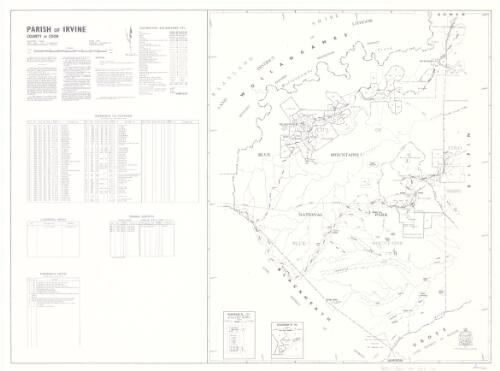 Parish of Irvine, County of Cook [cartographic material] / printed & published by Dept. of Lands Sydney