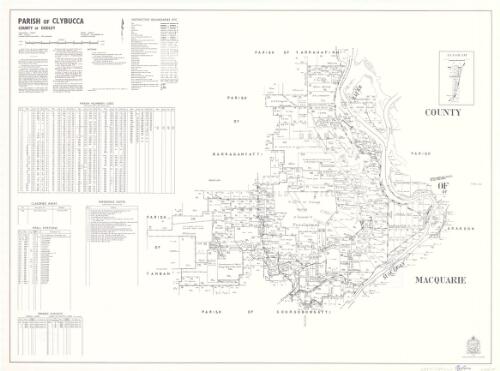 Parish of Clybucca, County of Dudley [cartographic material] / printed & published by Dept. of Lands Sydney