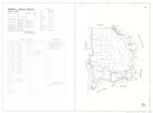 Parish of Nulla Nulla, County of Dudley [cartographic material] / printed & published by Dept. of Lands Sydney