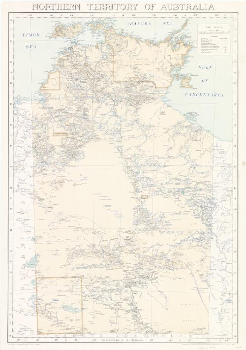 Northern Territory of Australia [cartographic material] / compiled and drawn by the Property and Survey Branch, Dept. of the Interior
