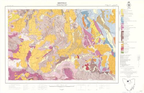 Sheffield [cartographic material] / Geological Survey of Tasmania, Department of Mines, Hobart