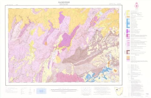 Mackintosh [cartographic material] / Geological Survey of Tasmania, Department of Mines, Hobart