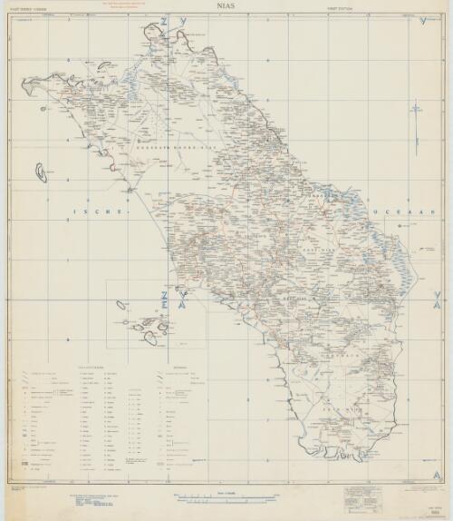 Nias, East Indies 1:150,000 / copied from a Dutch map dated 1918, photolithographed at O.S. 1942