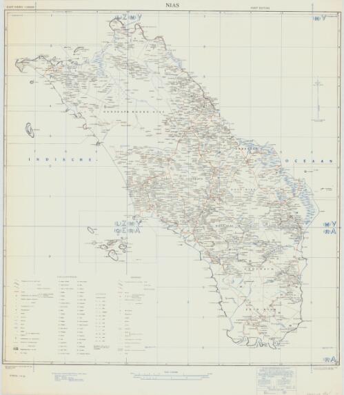 Nias, East Indies 1:150,000 / copied from a Dutch map dated 1918, photolithographed at O.S. 1942