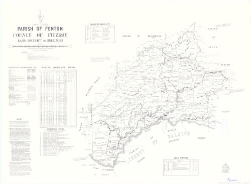 Parish of Fenton, County of Fitzroy [cartographic material] : Land District of Bellingen / compiled, drawn & printed at the Department of Lands, Sydney, N.S.W