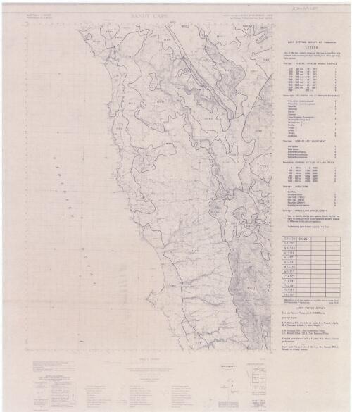 Land systems survey of Tasmania. 7815, Sandy Cape [cartographic material] / Department of Agriculture