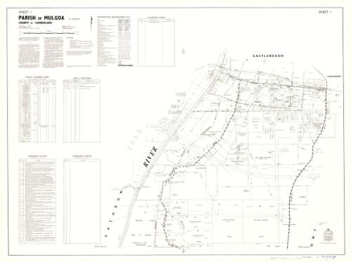 Parish of Mulgoa, County of Cumberland [cartographic material] / printed & published by Dept. of Lands Sydney