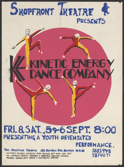 Shopfront Theatre presents Kinetic Energy Dance Company