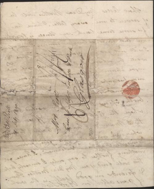 Letters 1800 Aug.-1802 Feb. [manuscript]