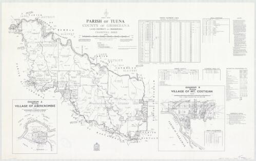 Parish of Tuena, County of Georgiana [cartographic material] : Land District of Crookwell, Crookwell Shire / compiled, drawn & printed at the Department of Lands, Sydney N.S.W