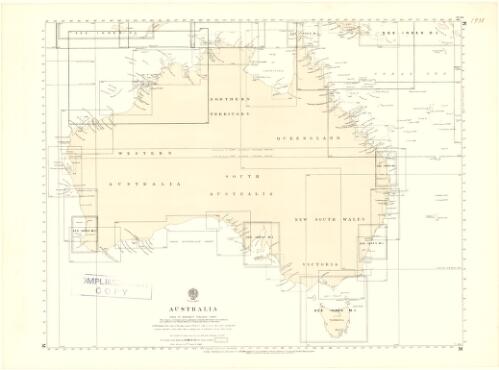 Australia [cartographic material] : index to Admiralty published charts / Hydrographic Office