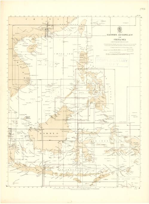 Eastern Archipelago and China Sea [cartographic material] : index to Admiralty published charts / Hydrographic Office