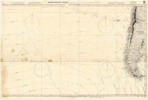 South Pacific Ocean [cartographic material] : comprised between the parallels of 27° south, and 60° south and extending from Melbourne to Cape Horn. Eastern sheet