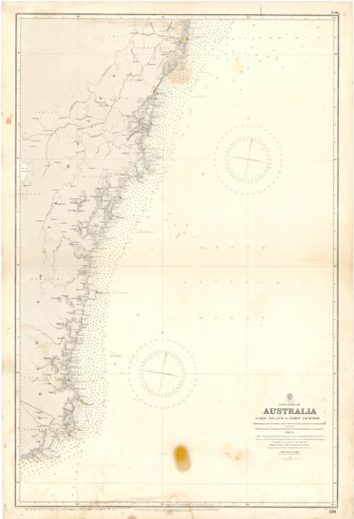 East coast of Australia, Gabo Island to Port Jackson [cartographic material] / surveyed by Captn. F.W. Sidney, Staff Comr., H.J. Stanley & Navg. Lieutt J.T. Gowlland, R.N. ; assisted by Navg. Sub-Lieutts. J.G. Boulton & W.N. Goalen R.N. & Navg. Midshipman C. George, R.N., 1866-71