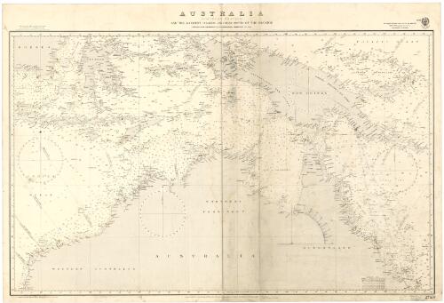 Australia (northern portion) and the adjacent islands and seas south of the equator [cartographic material] / compiled from information in the Hydrographic Department to 1934