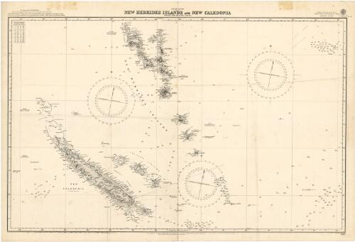 New Hebrides Islands and New Caledonia, Pacific Ocean [cartographic material] : compiled from the latest surveys