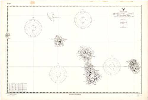 Huahine to Maupiti, with the intermediate islands, Society Islands, western group, South Pacific Ocean [cartographic material] / Hydrographic Office, U.S. Navy