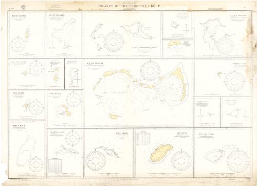 Islands of the Caroline Group, North Pacific Ocean [cartographic material] / Hydrographic Office, U.S. Navy