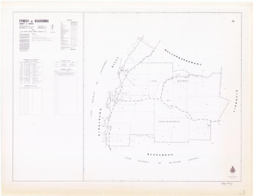 Parish of Bearbong, County of Gowen [cartographic material] / compiled, drawn and printed at the Department of Lands, Sydney
