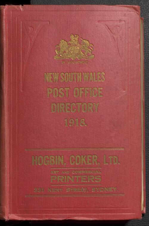 Wise's New South Wales post office directory