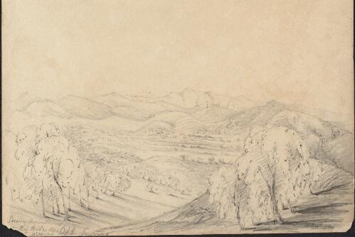 Snowy Mountains from Big Hill, New South Wales, 1840 / Thomas Domville Taylor