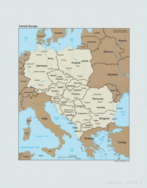 Central Europe [cartographic material]