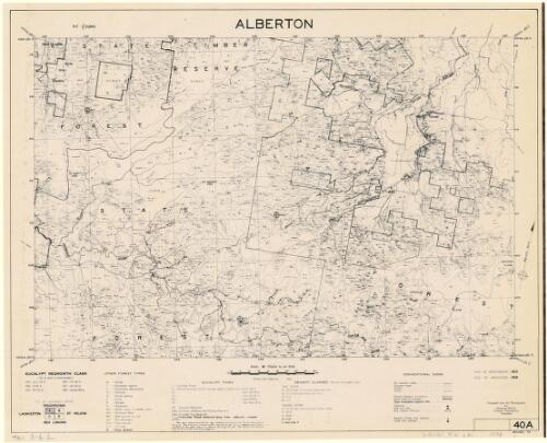 Alberton [cartographic material] / compiled from air photographs by Mapping Branch Forestry Commission