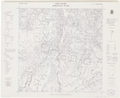 Borradaile Plains [cartographic material] / Forestry Commission of Tasmania