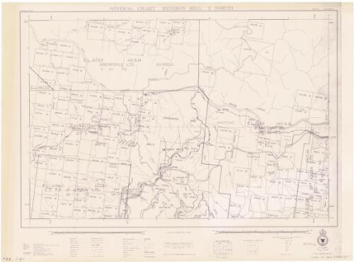 [Tasmania] mineral chart series. Renison Bell 2 North [cartographic material] / Department of Mines Tasmania