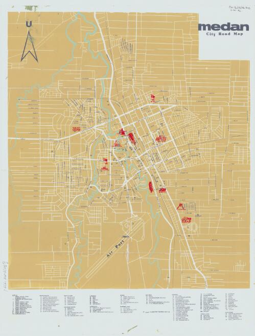 Medan city road map [cartographic material]
