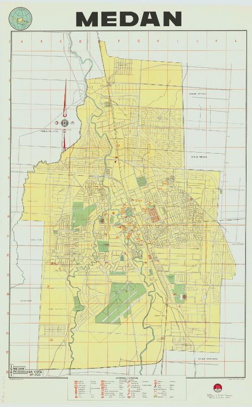 Medan [cartographic material] / Pelaksona: Drs. Chalid Latif