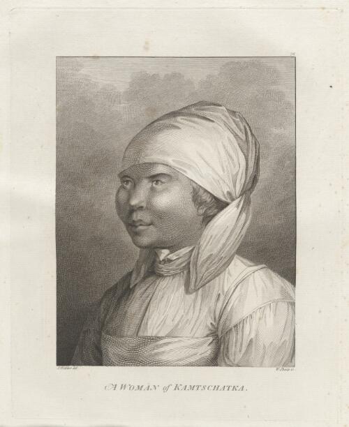 A woman of Kamtschatka [picture] / J. Webber del.; W. Sharp sc