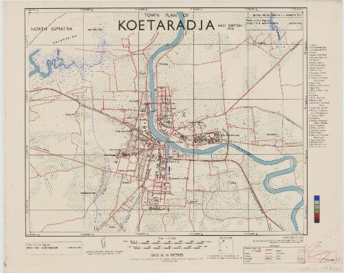 Town plan of Koetaradja [cartographic material] / surveyed and drawn by No. 5 Ind. Air Survey Coy, I.E