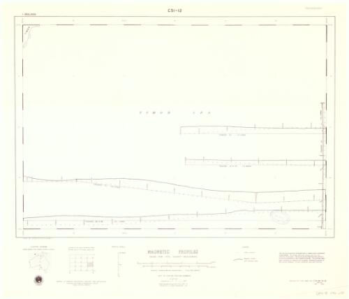 Timor Sea geophysical survey 1:250 000. C51/B1-12-12 Marine. Magnetic profiles, [cartographic material] / Bureau of Mineral Resources, Geology and Geophysics