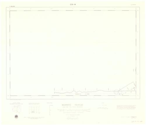 Timor Sea geophysical survey 1:250 000. C51/B1-14-14 Marine. Magnetic profiles, [cartographic material] / Bureau of Mineral Resources, Geology and Geophysics