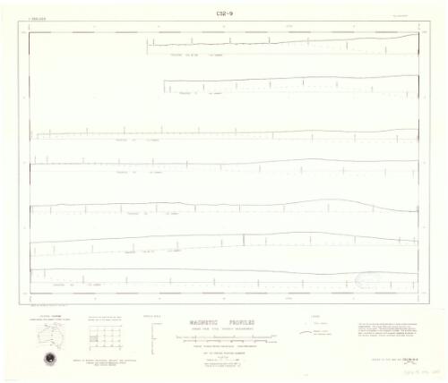 Timor Sea geophysical survey 1:250 000. C52/B1-9-9 Marine. Magnetic profiles, [cartographic material] / Bureau of Mineral Resources, Geology and Geophysics