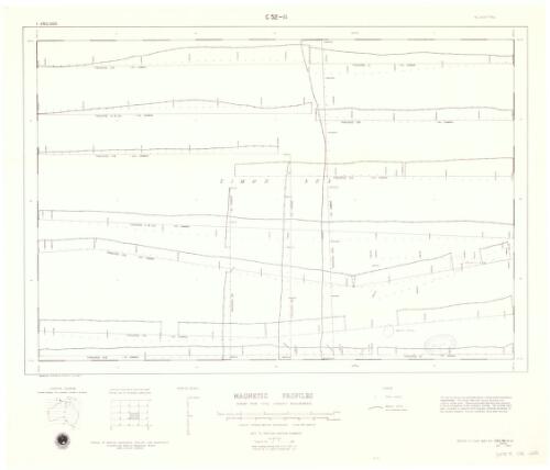 Timor Sea geophysical survey 1:250 000. C52/B1-11-11 Marine. Magnetic profiles, [cartographic material] / Bureau of Mineral Resources, Geology and Geophysics