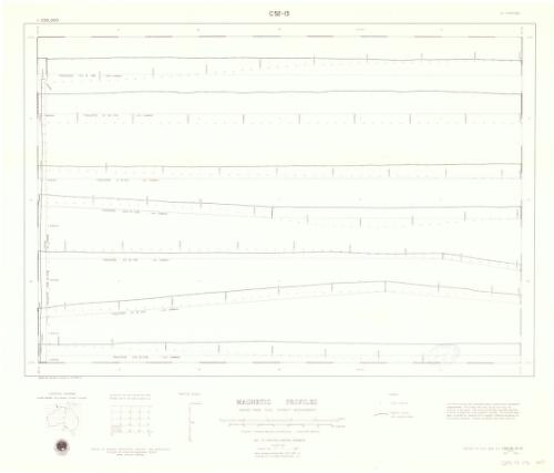 Timor Sea geophysical survey 1:250 000. C52/B1-13-13 Marine. Magnetic profiles, [cartographic material] / Bureau of Mineral Resources, Geology and Geophysics