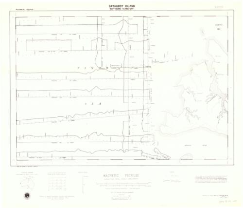Timor Sea geophysical survey 1:250 000. C52/B1-15-15 Marine. Magnetic profiles, [cartographic material] / Bureau of Mineral Resources, Geology and Geophysics