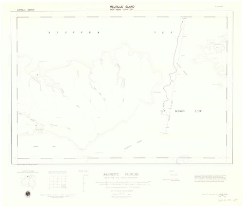 Timor Sea geophysical survey 1:250 000. C52/B1-16-16 Marine. Magnetic profiles, [cartographic material] / Bureau of Mineral Resources, Geology and Geophysics