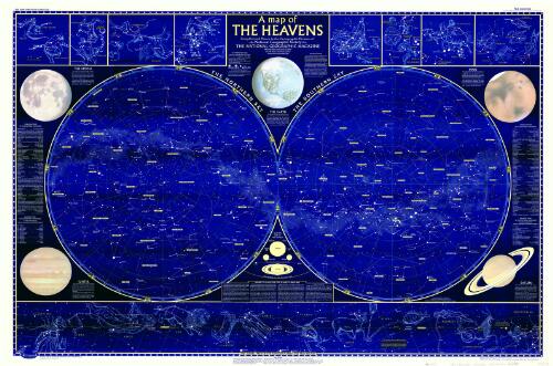 A map of the heavens [cartographic material] / compiled and drawn in the Cartographic Division of the National Geographic Society ; James M. Darley, chief cartographer