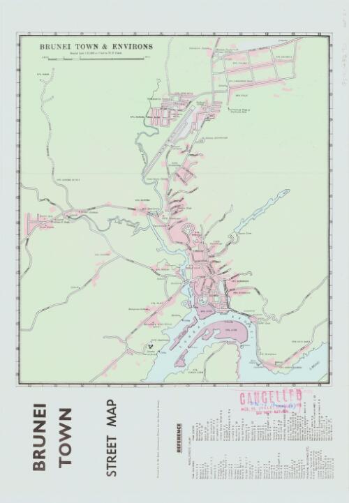 Brunei town : street map