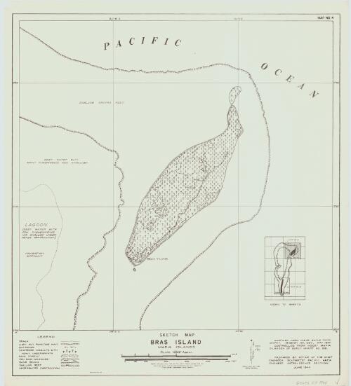 Sketch map ... Mapia Islands / compiled from large scale photography, Mission No. 135Y, May 1944 ... ; prepared by Chief Engineer, South West Pacific Area, Engineer Intellgence Section, June 1944